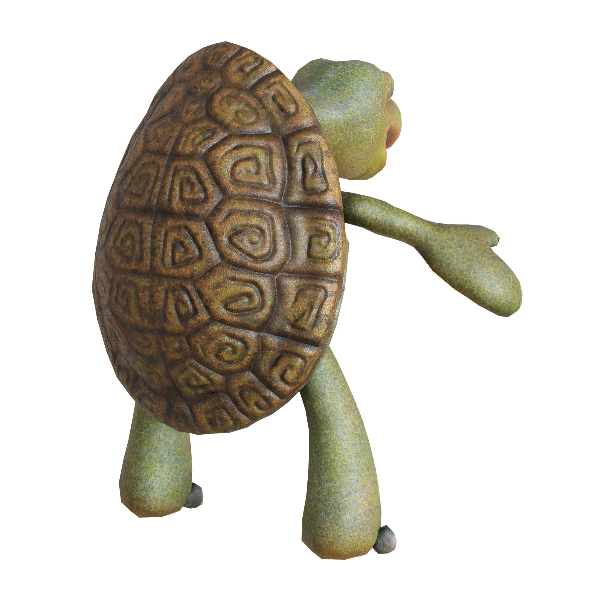 Cartoon Turtle Low-poly 3D model_18
