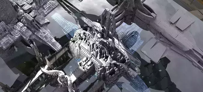 Alien Race Advanced City Kit bash