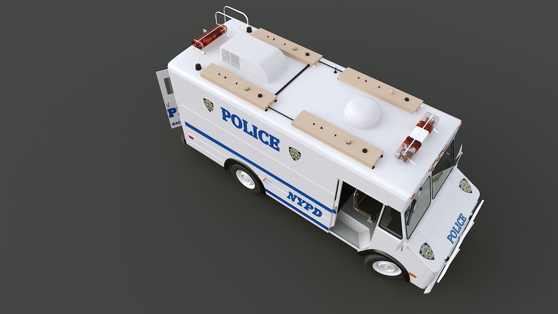 NYPD Vehicles 3D Model Collection_19