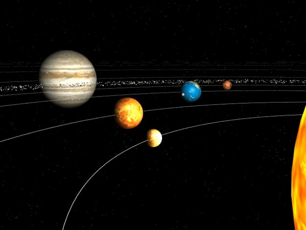 Solar system 3D model_2