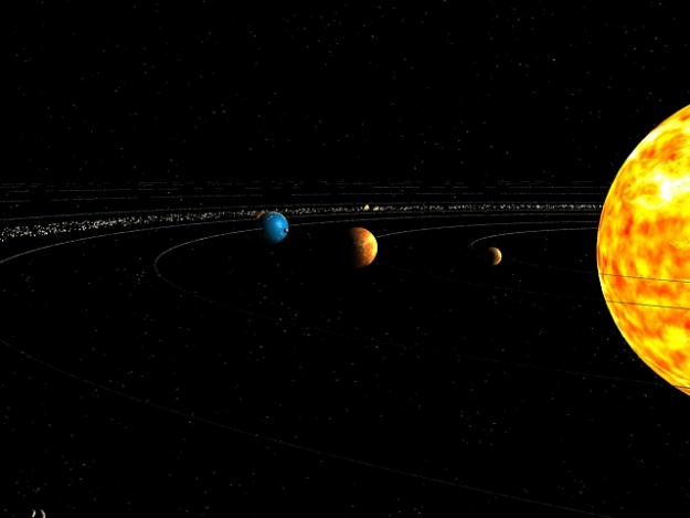 Solar system 3D model_1