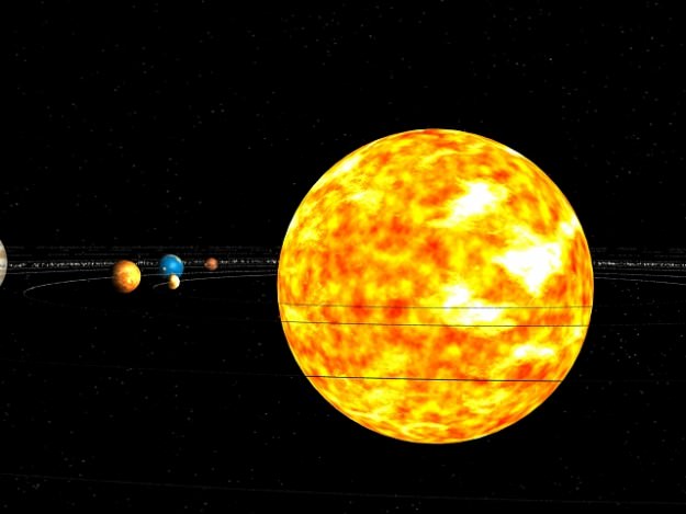 Solar system 3D model_6