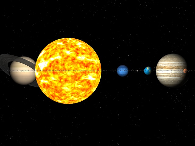 Solar system 3D model_8