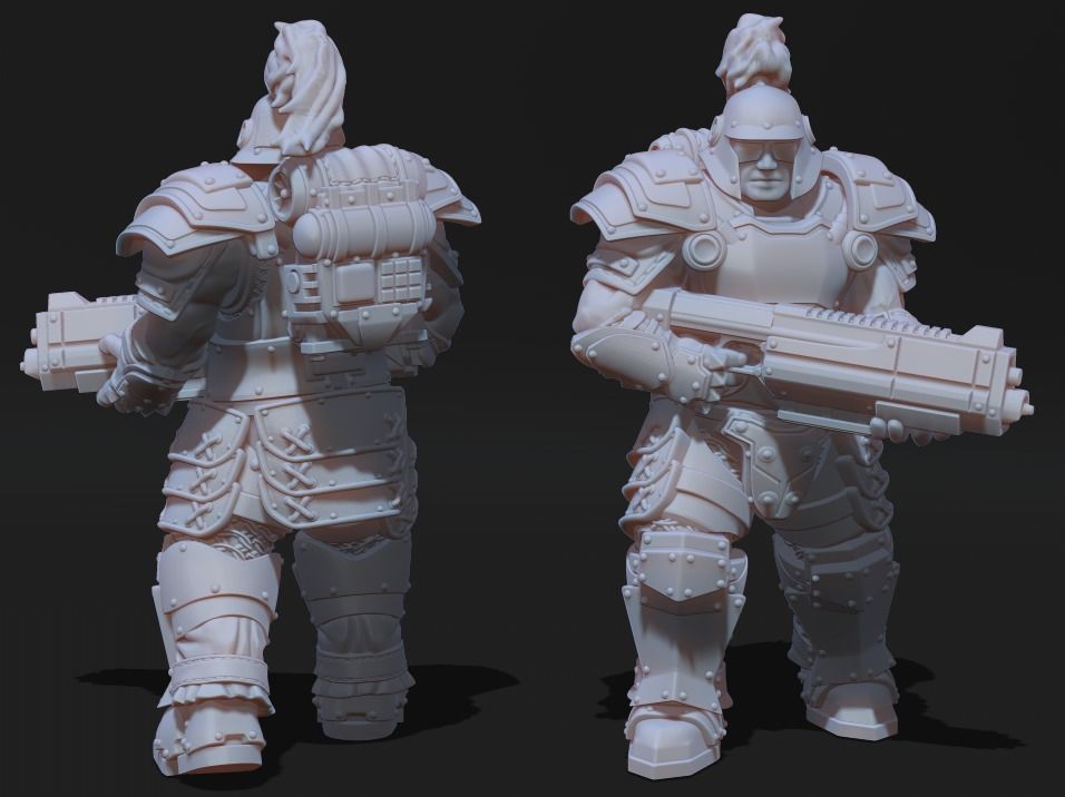 Tempest Legion - MK3 Troops 3D print model_9