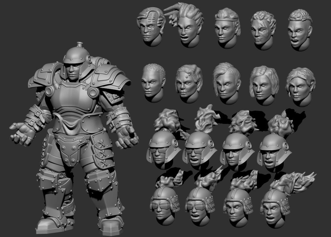 Tempest Legion - MK3 Troops 3D print model_8