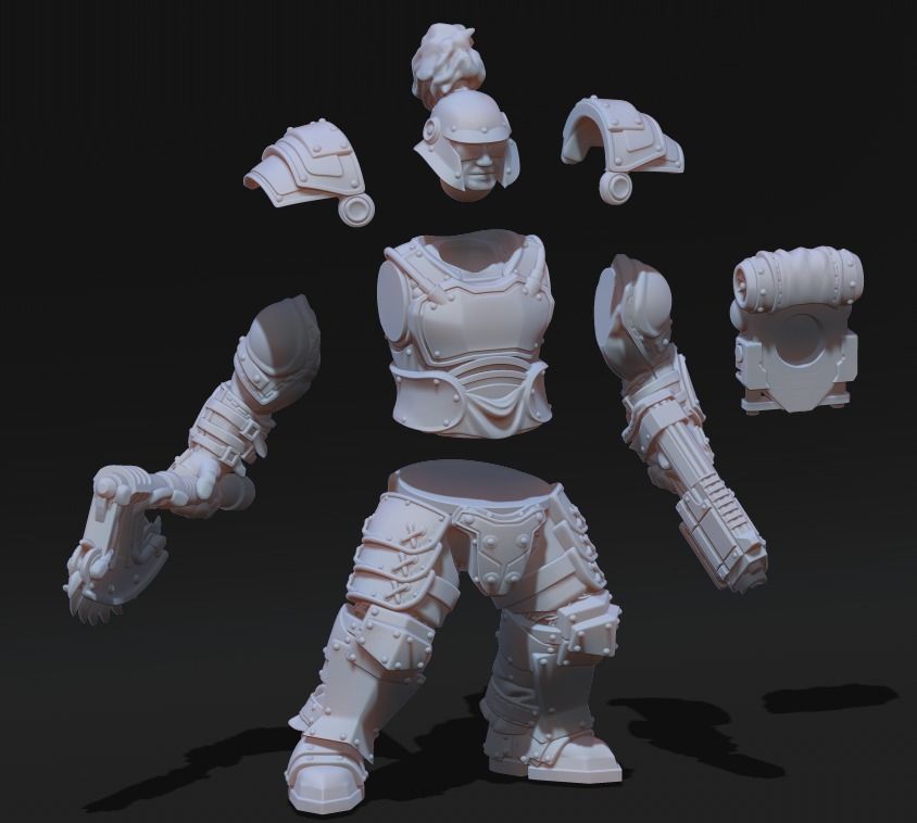 Tempest Legion - MK3 Troops 3D print model_4