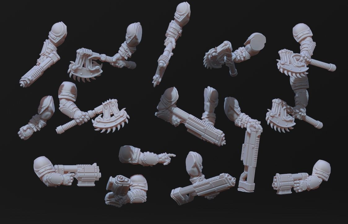 Tempest Legion - MK3 Troops 3D print model_6