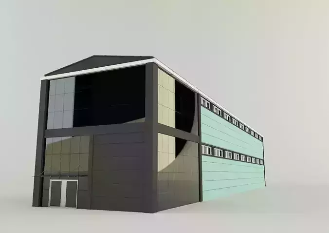 3d building 586