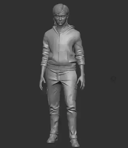 Ellie Last of Us 3d model for print  3D print model