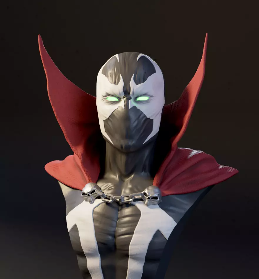 Spawn bust 3D print model