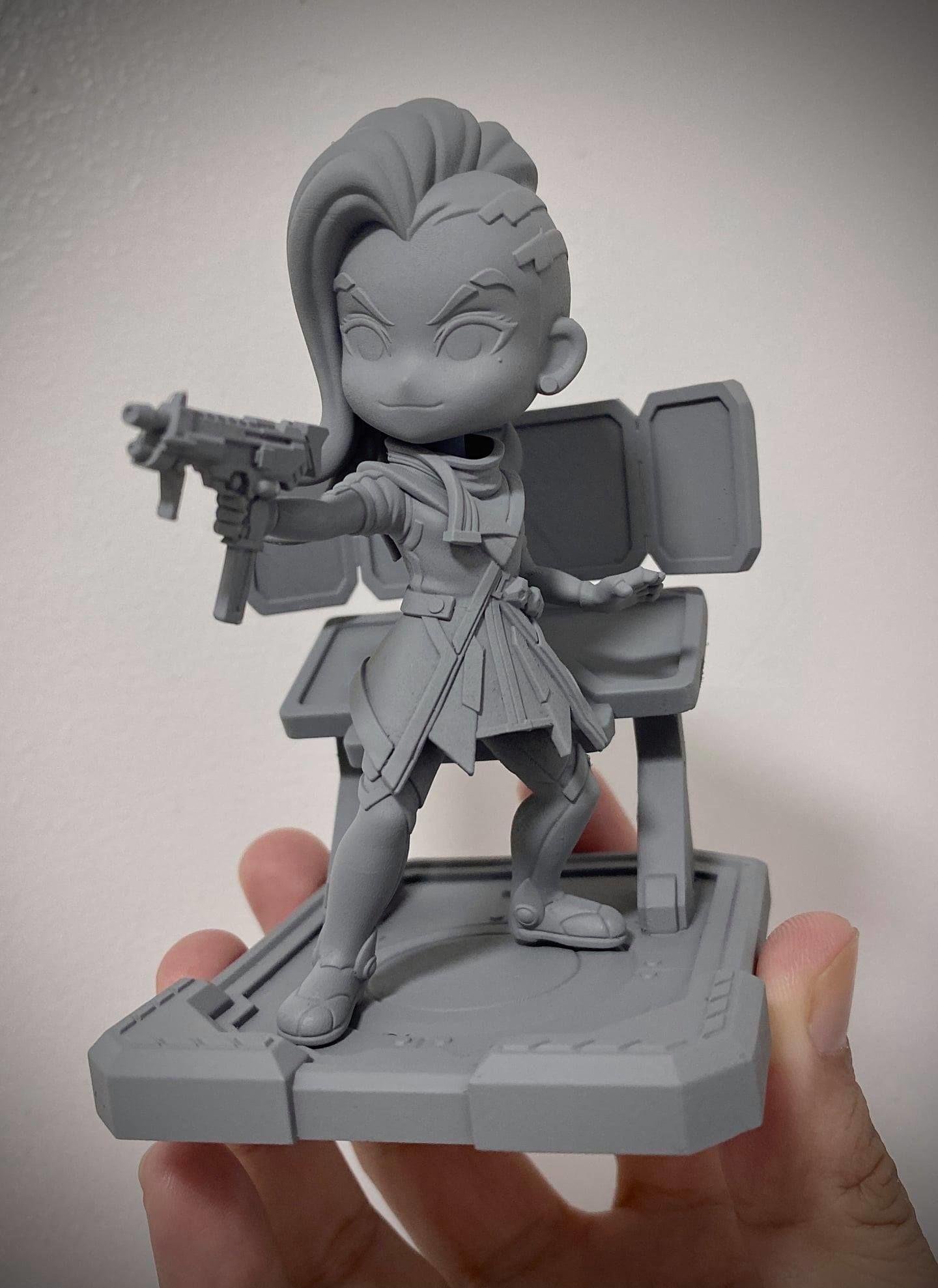 Overwatch Sombra Chibi 3D print model_4