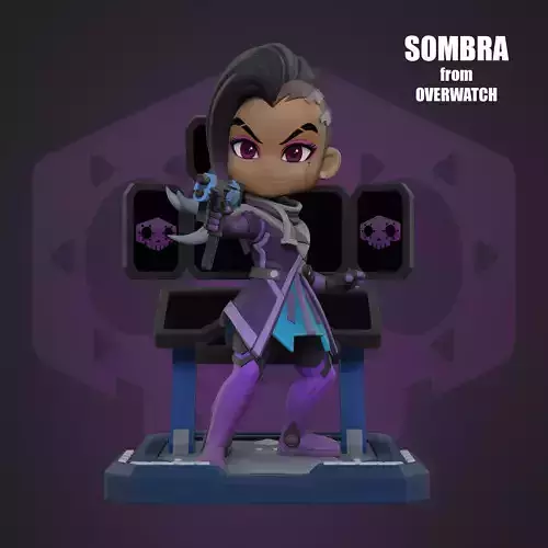 Overwatch Sombra Chibi