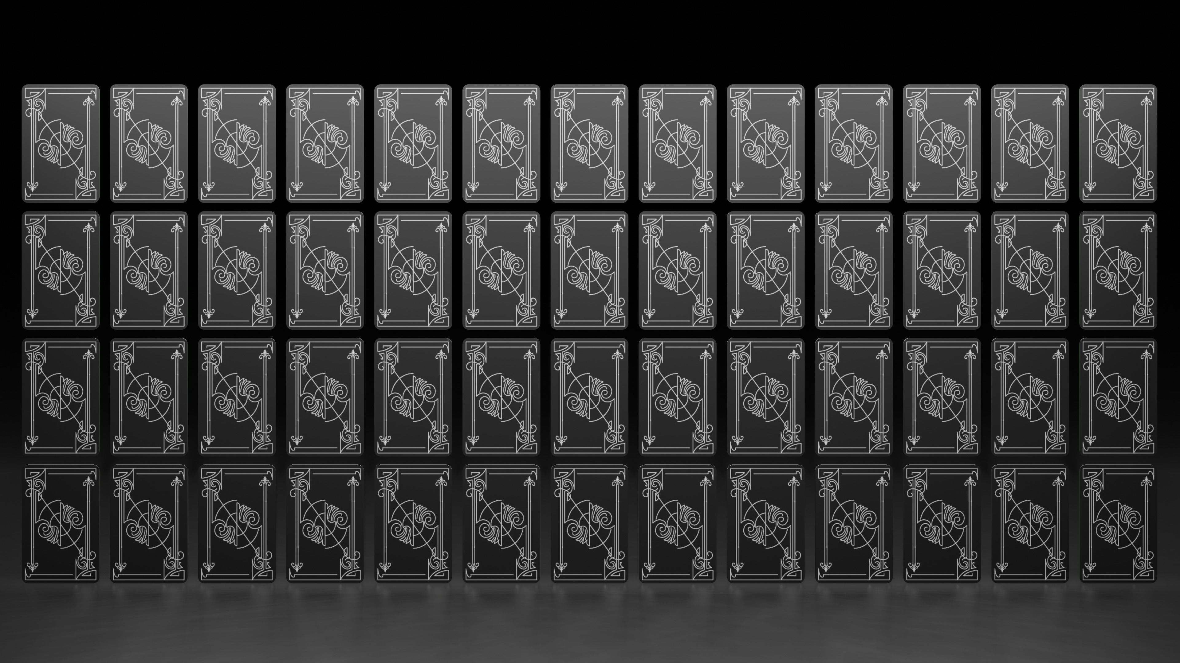 Playing Cards - Deck of 52 cards Free low-poly 3D model_11