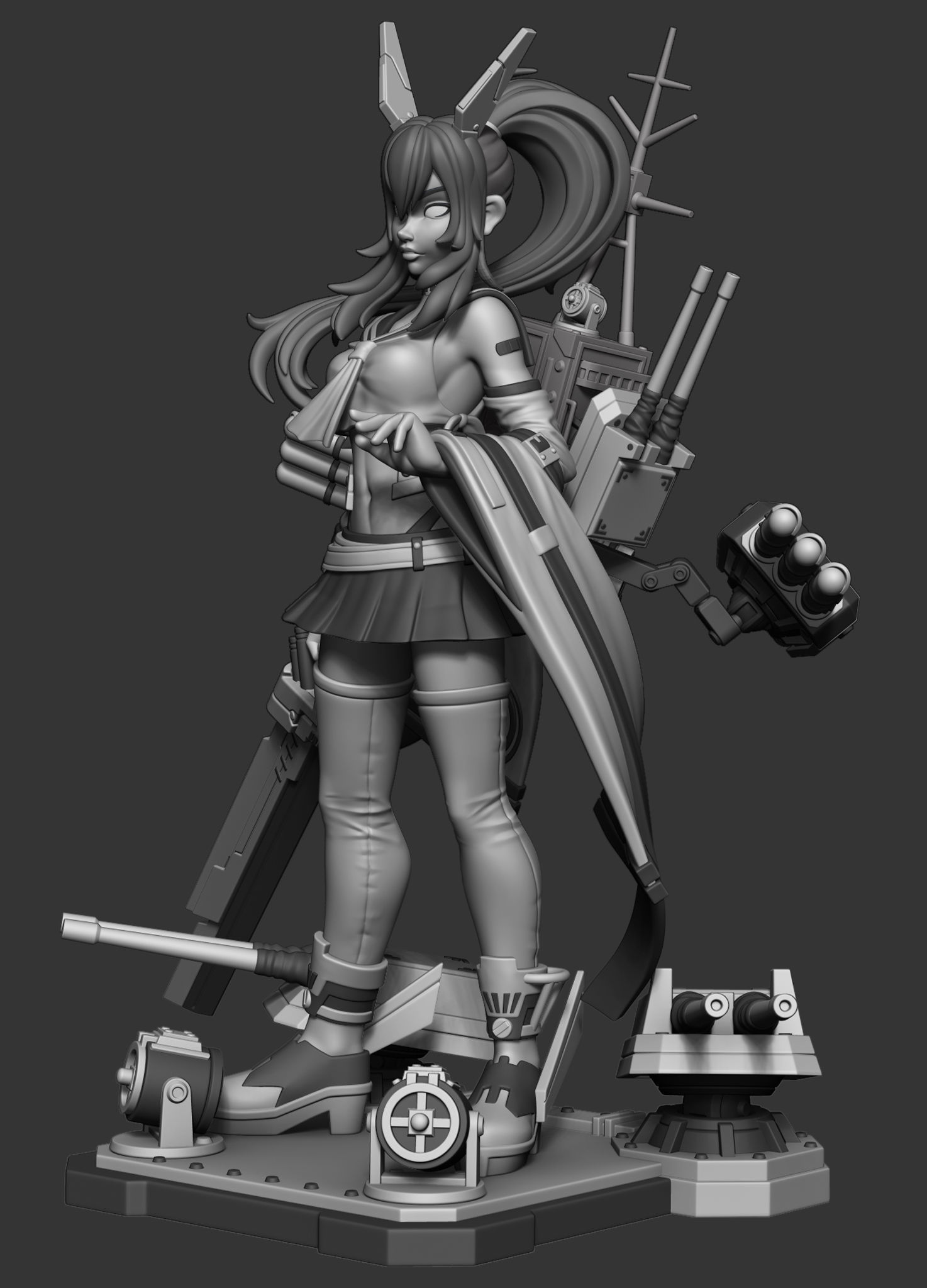 Azur Lane Ayanami STL 3D print model_5