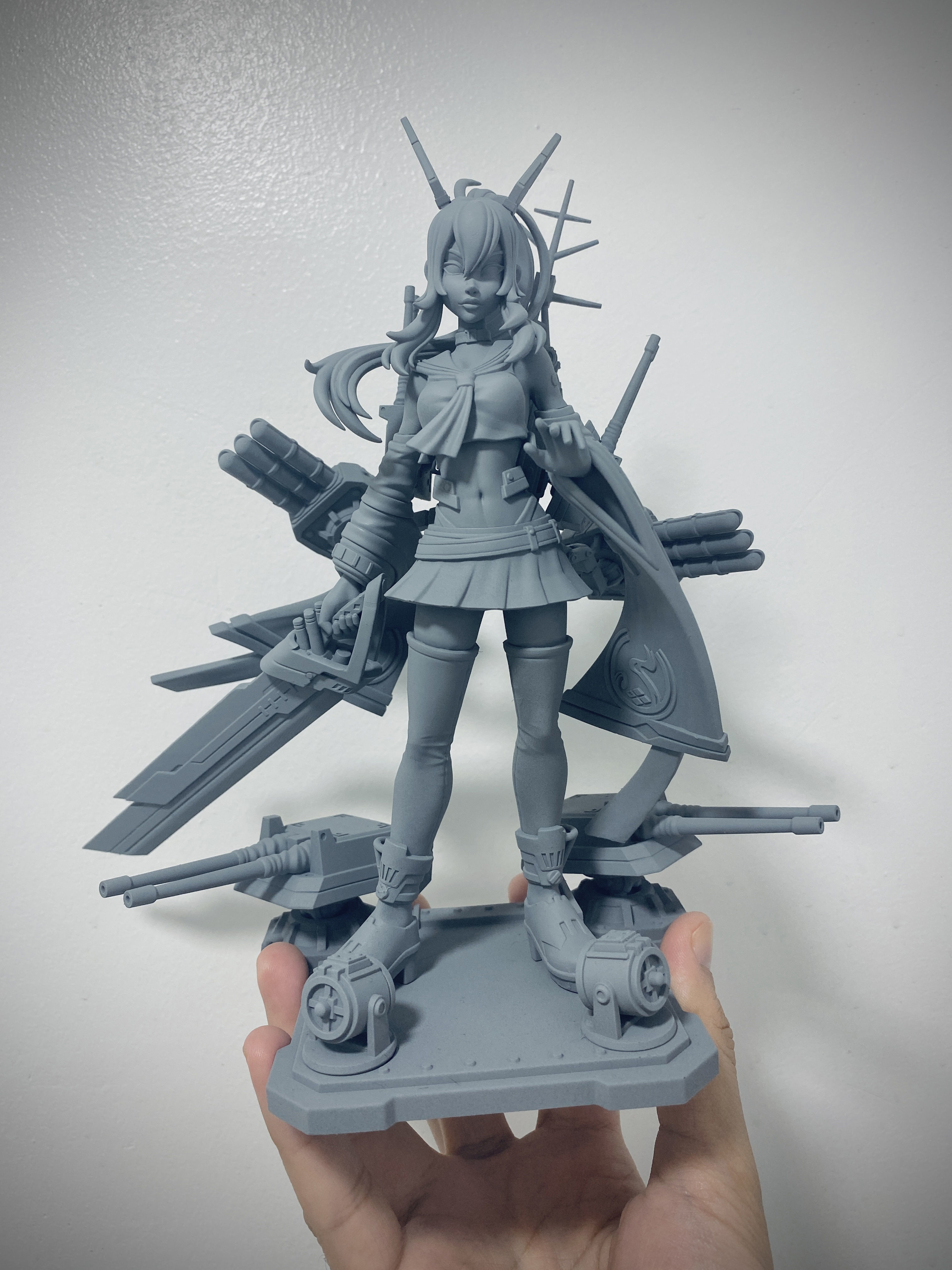 Azur Lane Ayanami STL 3D print model_9
