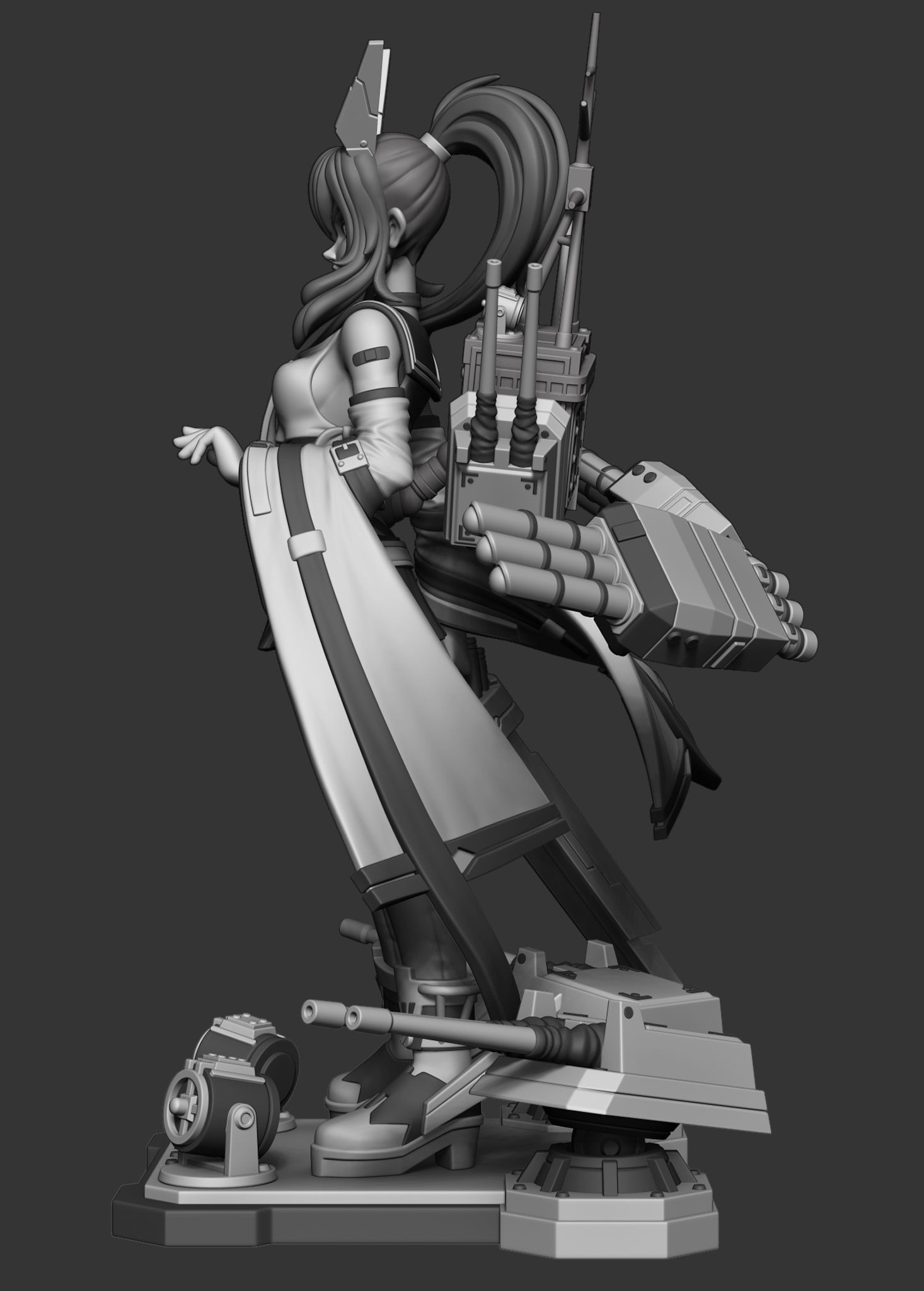 Azur Lane Ayanami STL 3D print model_4