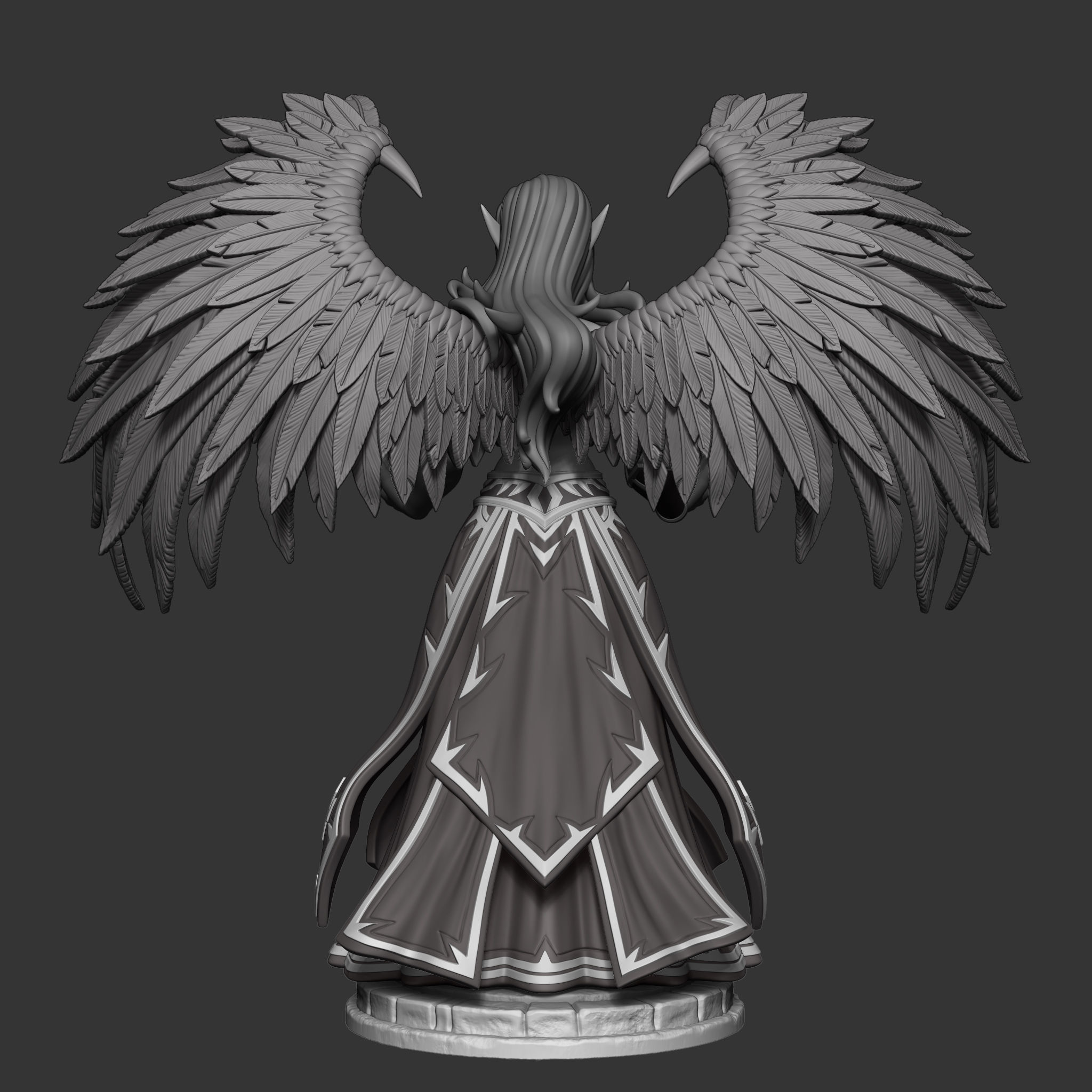 League of Legends Morgana 3D print model_4
