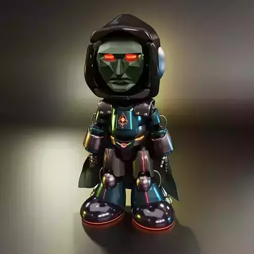 Frontman Robot Squid Game Low-poly 3D model