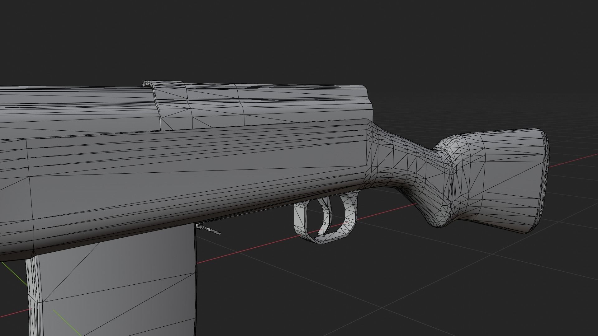 SVT-40 Rifle Free 3D model_8