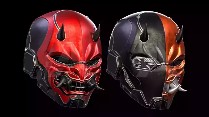 3d Files Oni Deathstroke and Oni Red Hood 3D print model