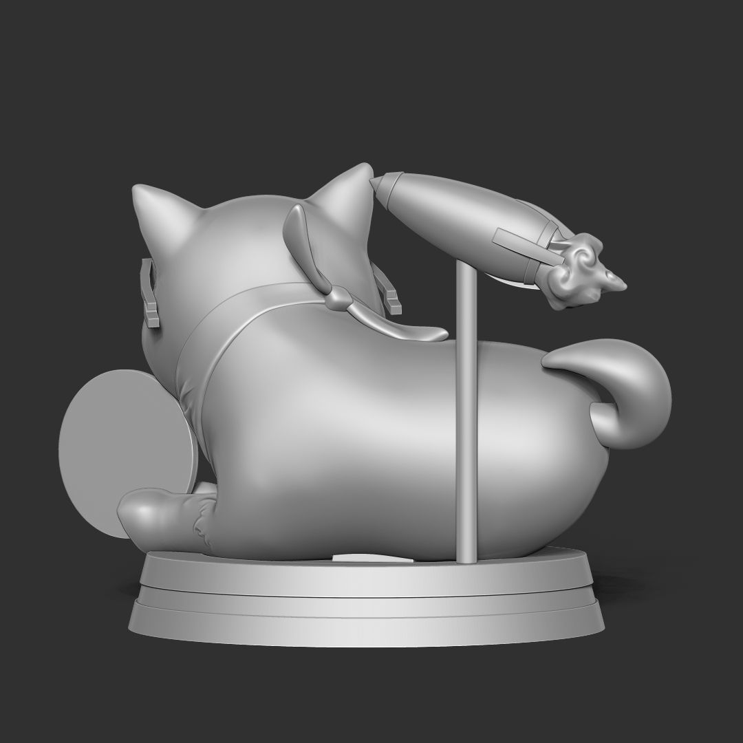 Shiba Inu coin 3D print model_17