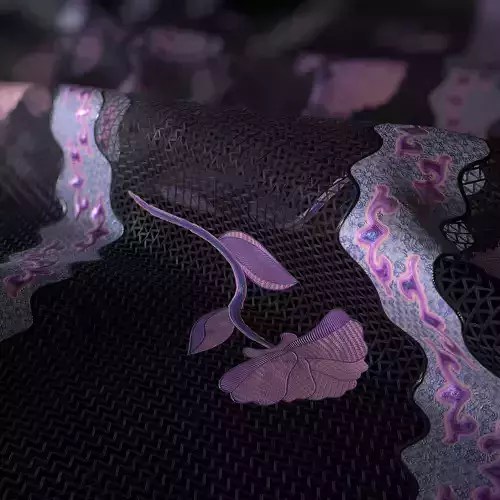 Lace Embroidery 04 - 4K - PBR - PNG - SBSAR - 3 Colors