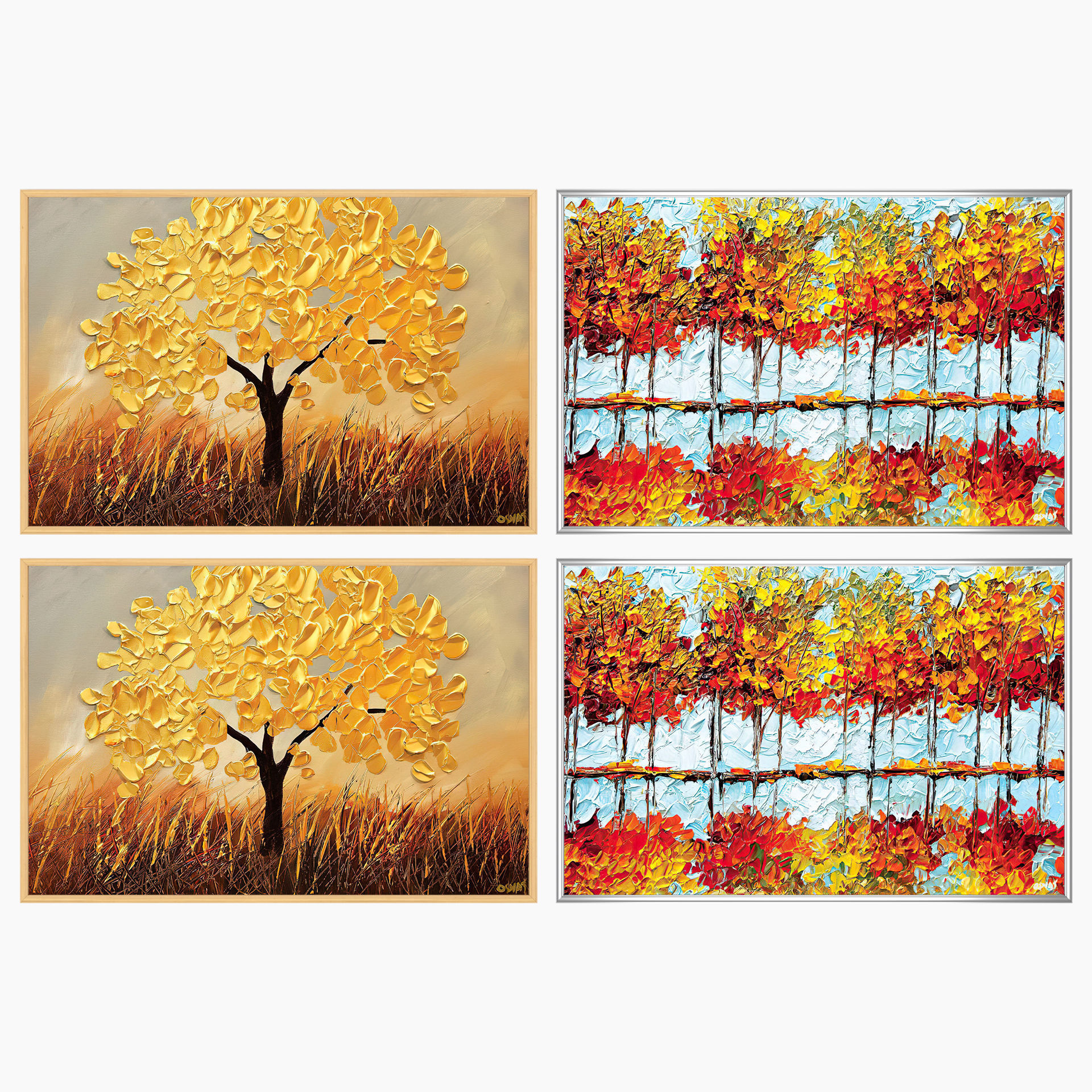 Wall Art Set 3839 3D model_2