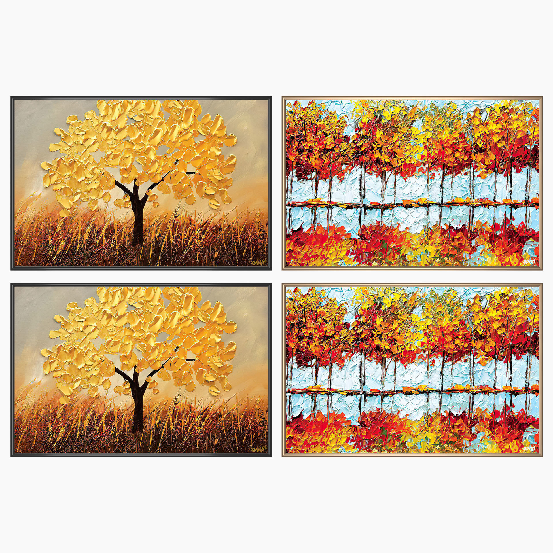 Wall Art Set 3839 3D model_1