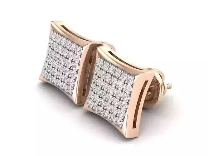 Diamond earrings for woman