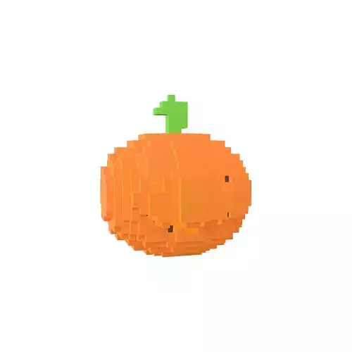 Voxel Halloween Pumpkin v1 001