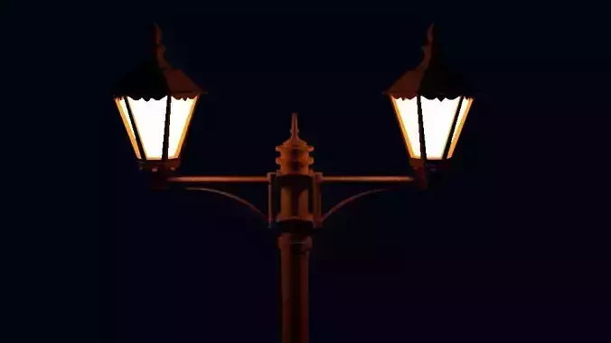 Street Lamp Free 3D model