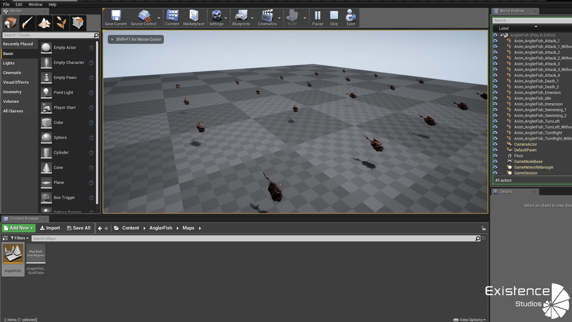 Fish low poly model - Anglerfish - ocean horror - monster fish 5 Low-poly 3D model_7