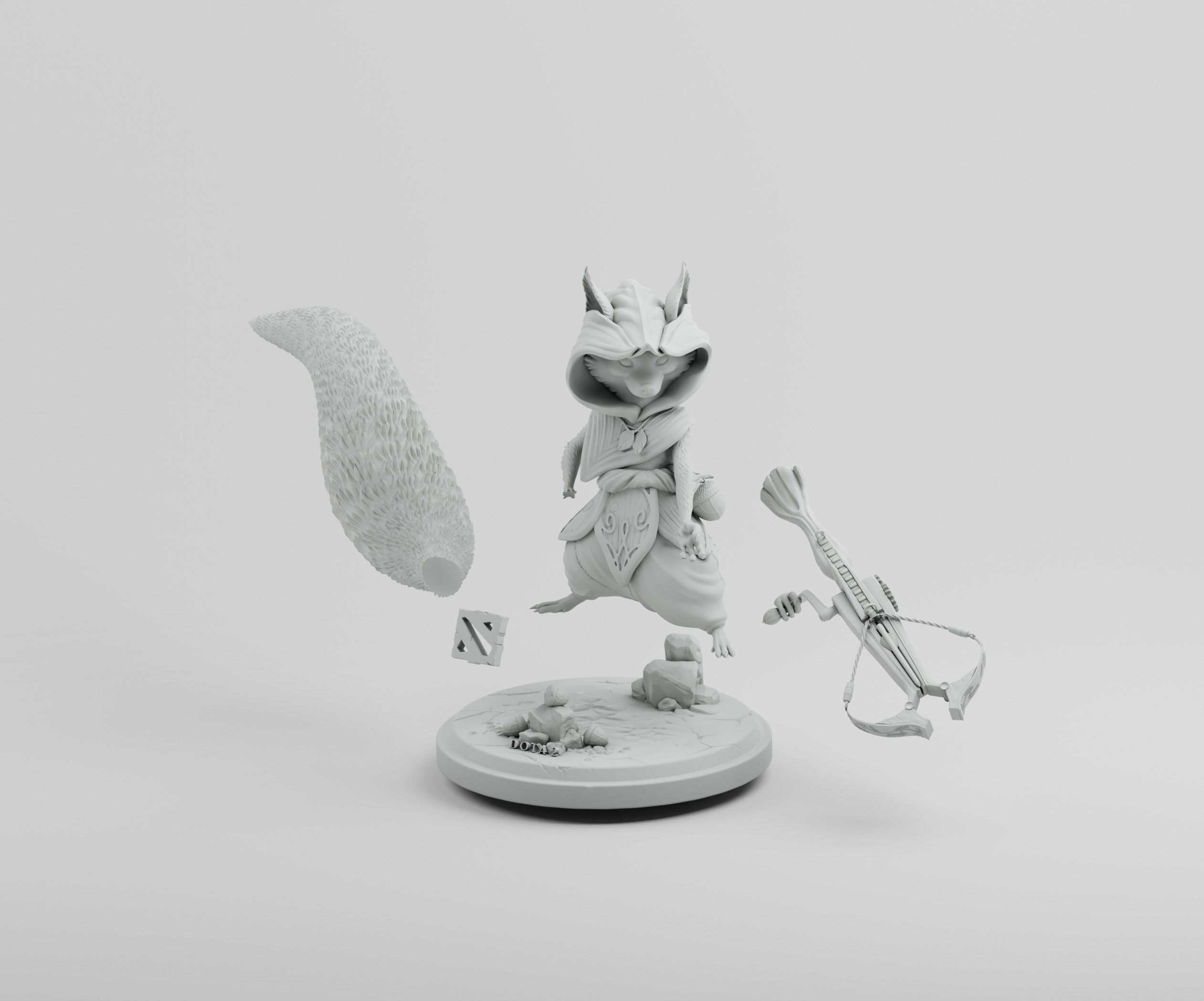 Hoodwink Dota 2 3d model 3D print model_4