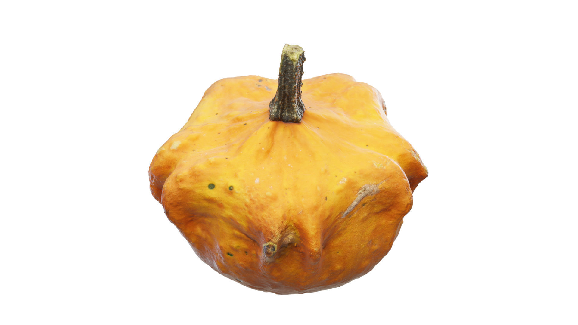 Pumkin Scan Low-poly 3D model_5