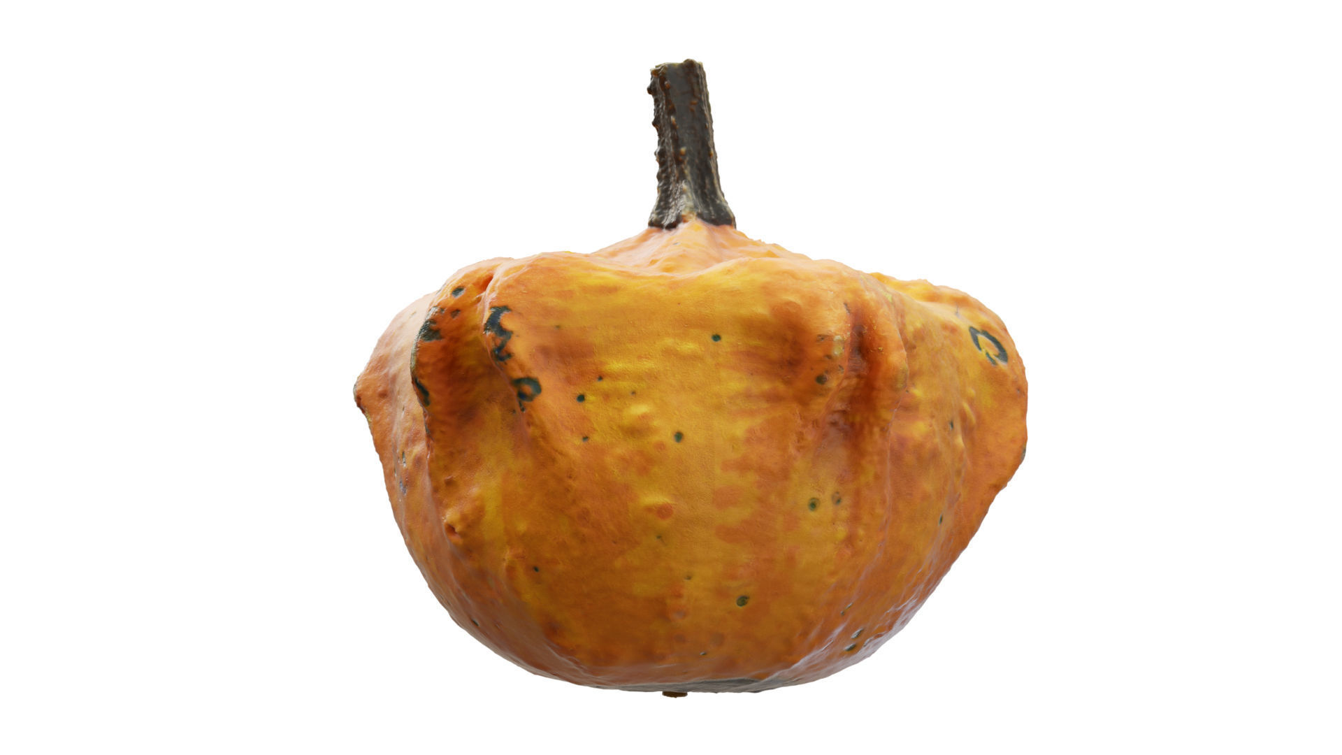 Pumkin Scan Low-poly 3D model_10