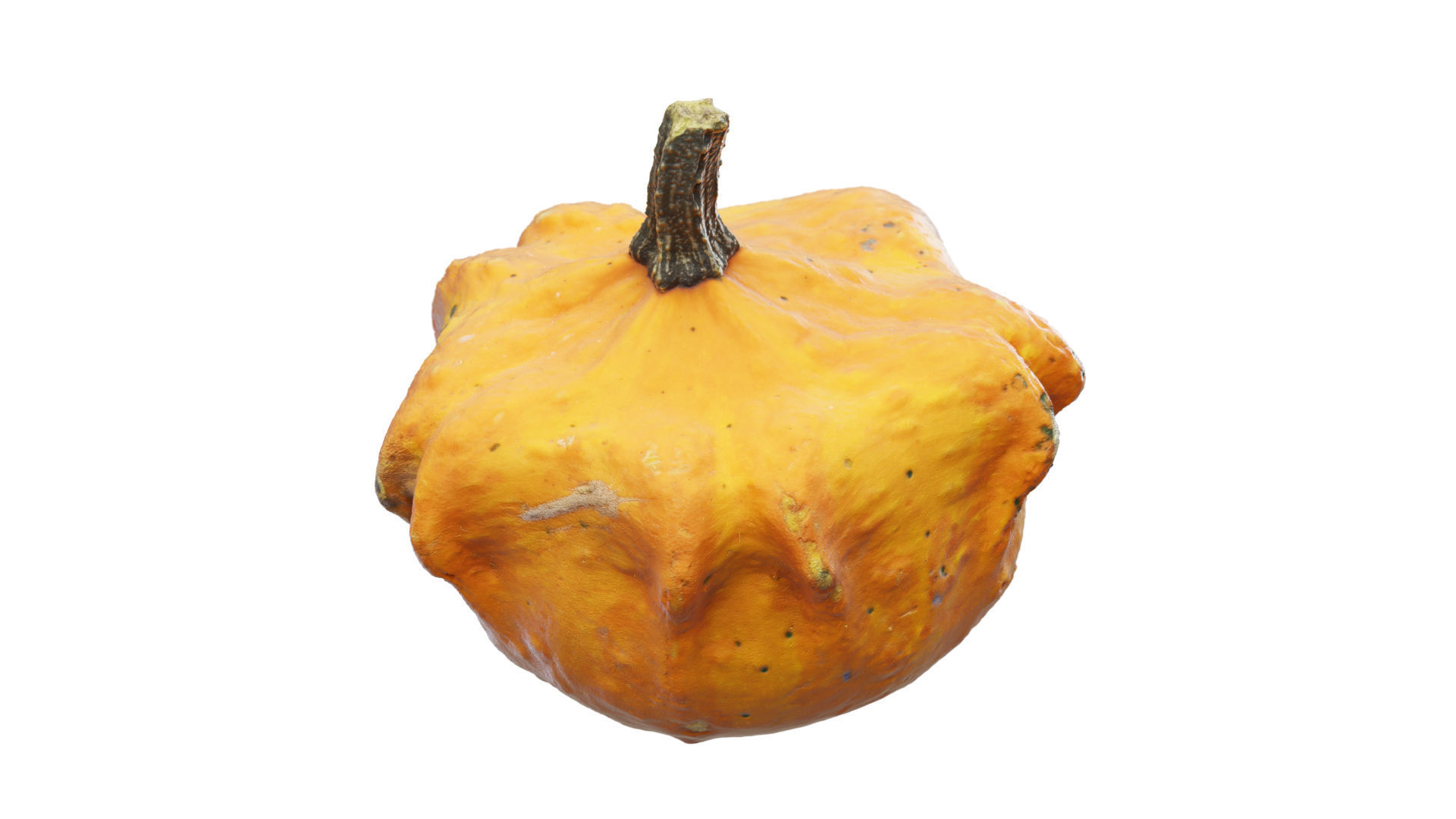 Pumkin Scan Low-poly 3D model_4