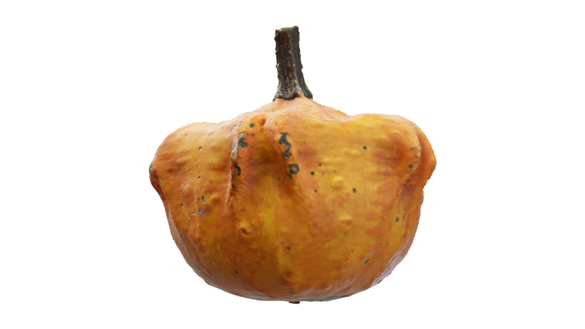 Pumkin Scan Low-poly 3D model_12