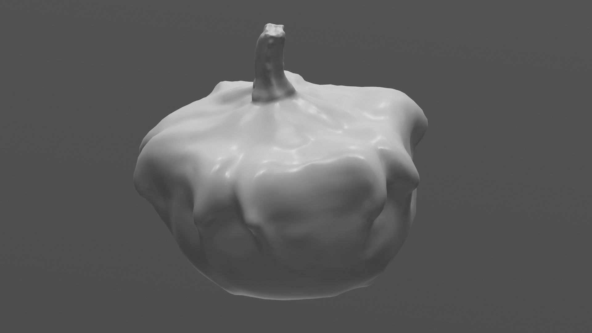 Pumkin Scan Low-poly 3D model_15