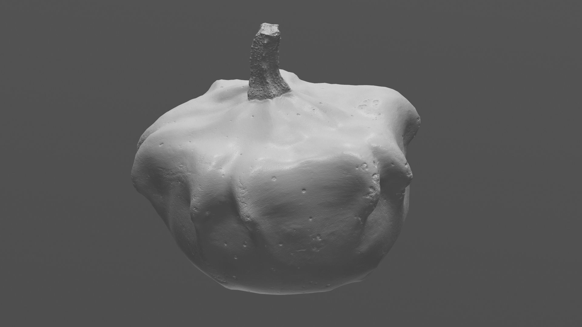 Pumkin Scan Low-poly 3D model_18