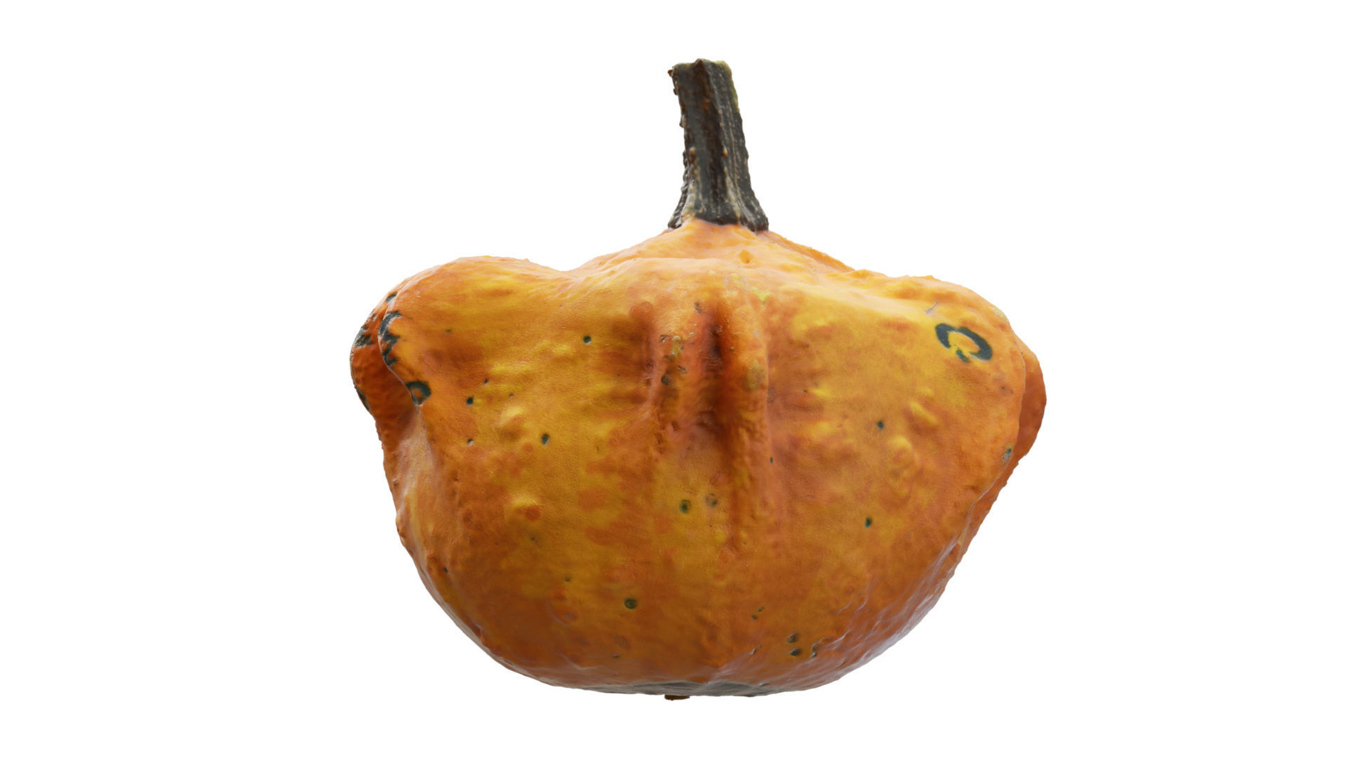 Pumkin Scan Low-poly 3D model_11