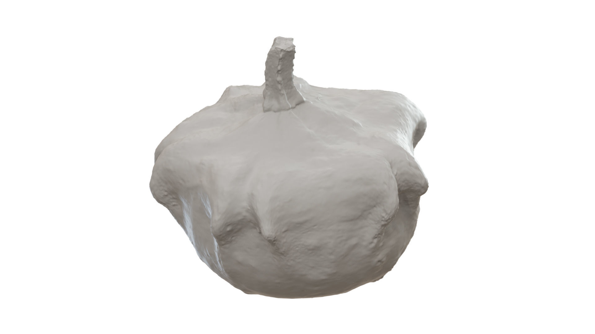 Pumkin Scan Low-poly 3D model_1