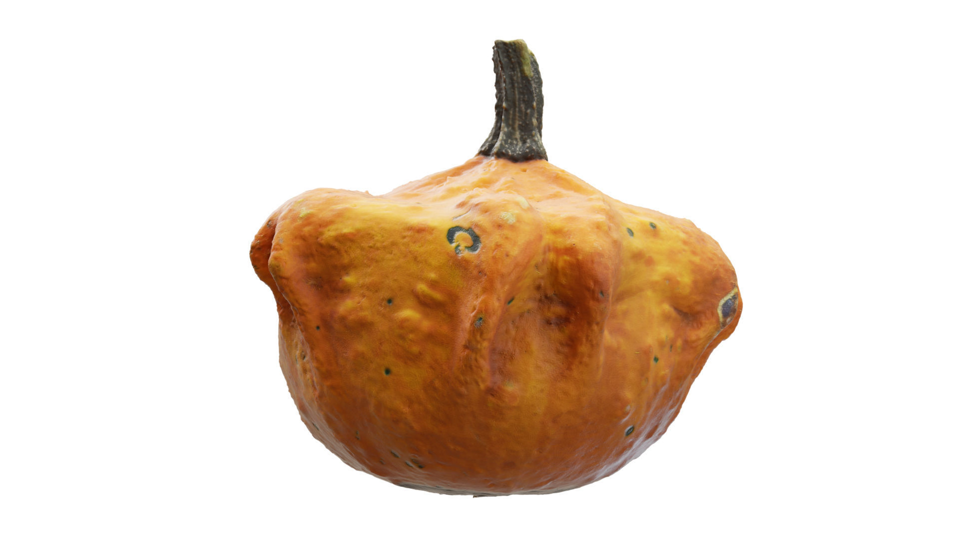 Pumkin Scan Low-poly 3D model_13