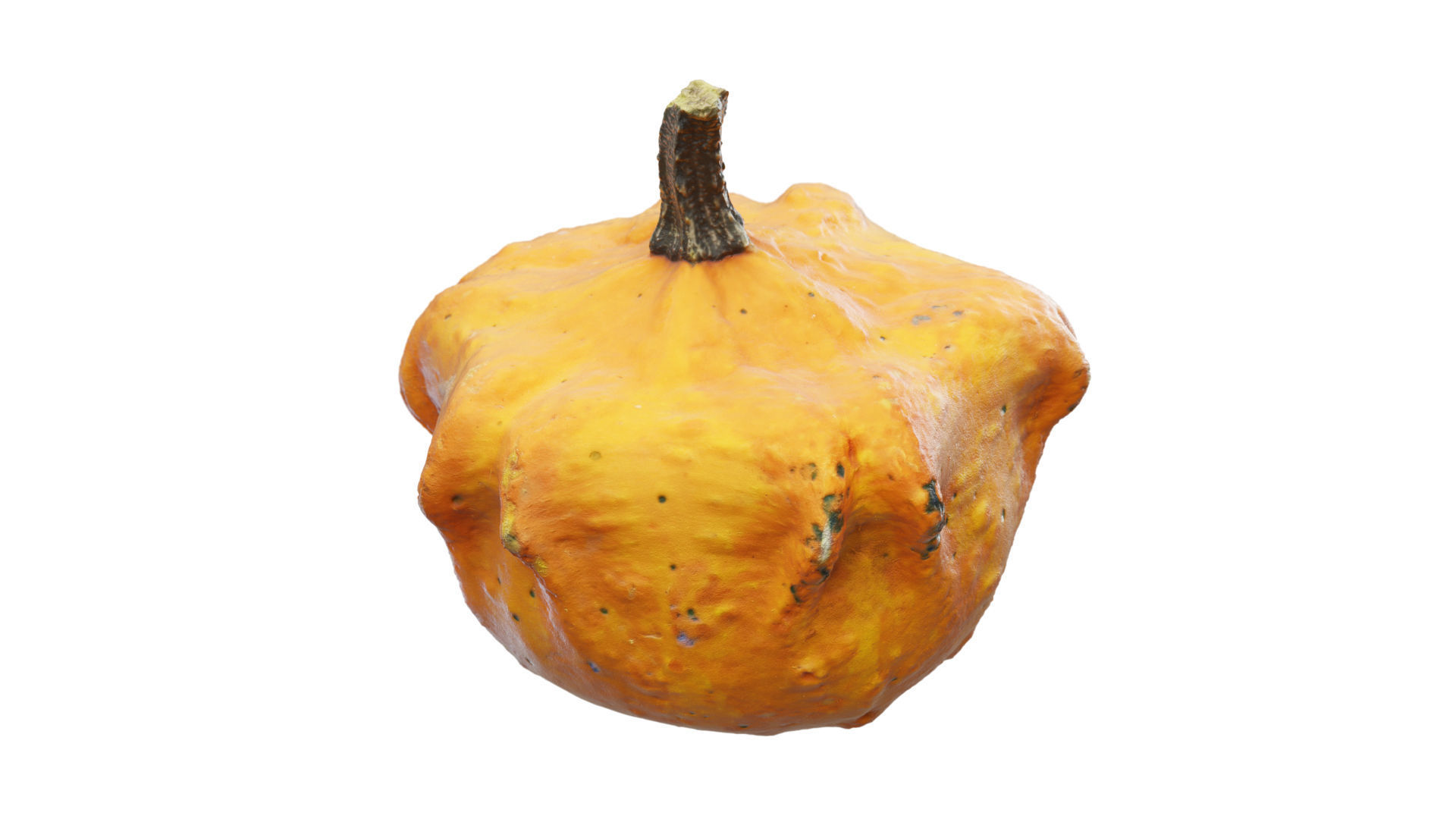 Pumkin Scan Low-poly 3D model_8