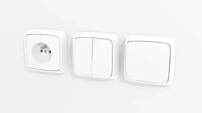 Light switches and electric outlet