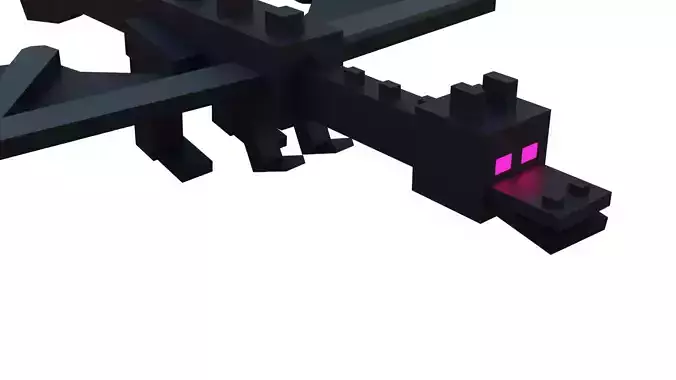 minecraft ender dragon 3D model