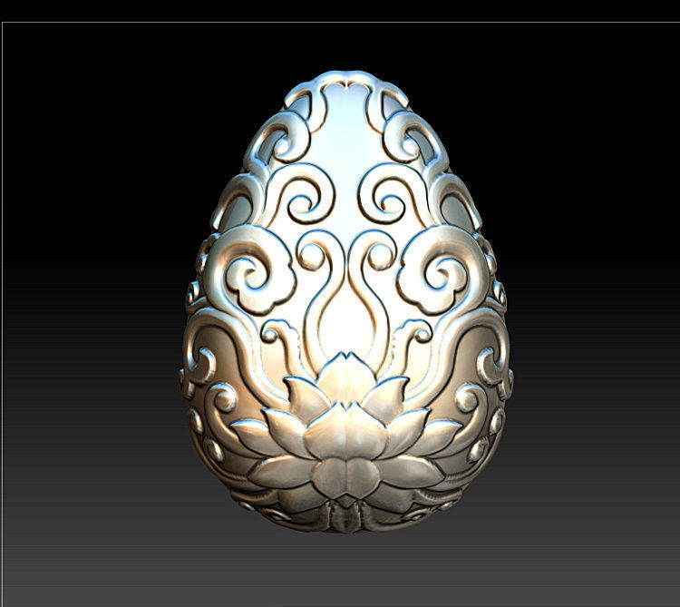 NEW JADE PENDANT 3D design download  jade machine sculpture 3D  3D print model_5