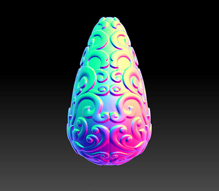 NEW JADE PENDANT 3D design download  jade machine sculpture 3D  3D print model_2