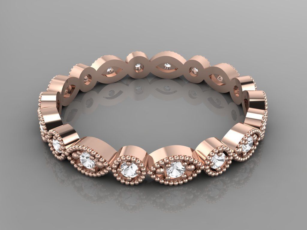 36 Italian Rings 3dm stl and renders 3D print model_30