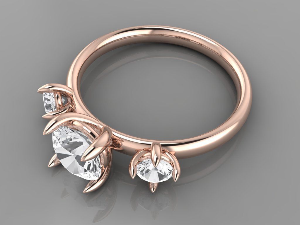 36 Italian Rings 3dm stl and renders 3D print model_28