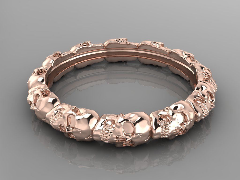 36 Italian Rings 3dm stl and renders 3D print model_38